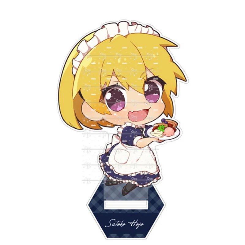 Regalos para fanáticos del Anime a la moda, cuando lloran Higurashi, lindos personajes HD, modelo de soporte acrílico, placa, adornos de escritorio, serie coleccionable, 15cm