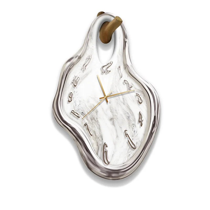 

Clock living room home silent creative wall clock new simple abstract restaurant Internet celebrity clock wall decoration