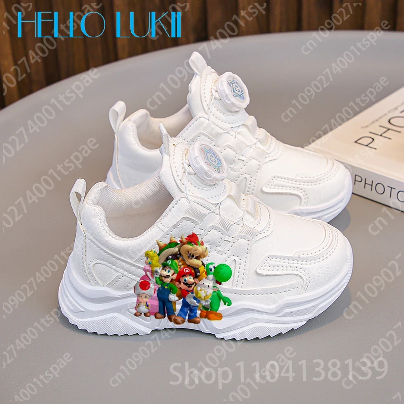 هدية عيد الميلاد ماريو الكرتون الطباعة عالية الجودة في الهواء الطلق أحذية خفيفة الوزن بنين بنات أحذية مريحة هدية للأطفال