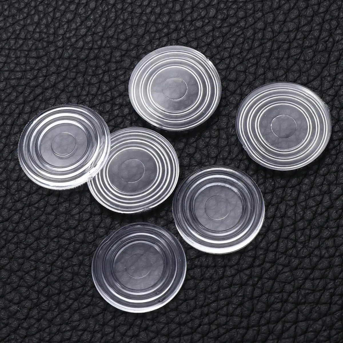 18 Pcs Glass Table Mat Wall Protection Round Shaped Pads Furniture Bumpers Protector
