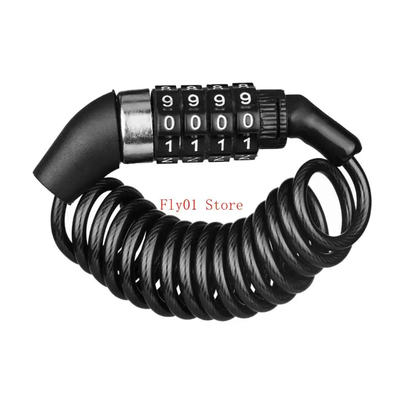 

Multiple Use Helmets Security Lock with Password Lightweight Metal Lock for Cycling Travel Commute