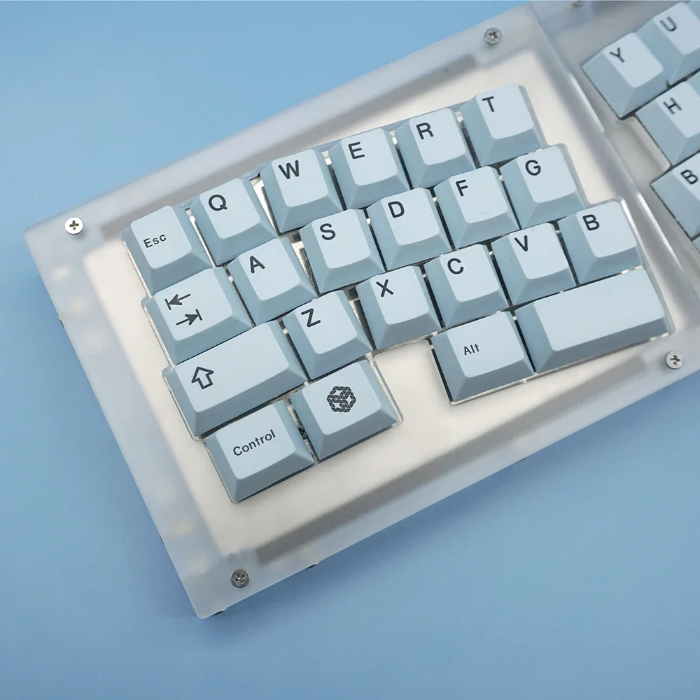 Libra Mini 40% Kit Keyboard akrilik sarung Keyboard ergonomis Alice disesuaikan casing Keyboard