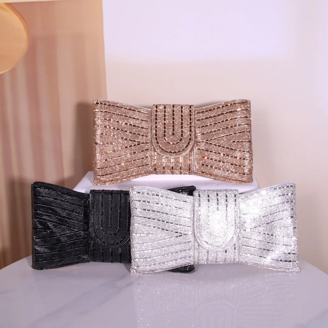 

Женская сумка на одно плечо в стиле ретро с бриллиантами, вечерняя сумка через плечо, уличная крутая сумка