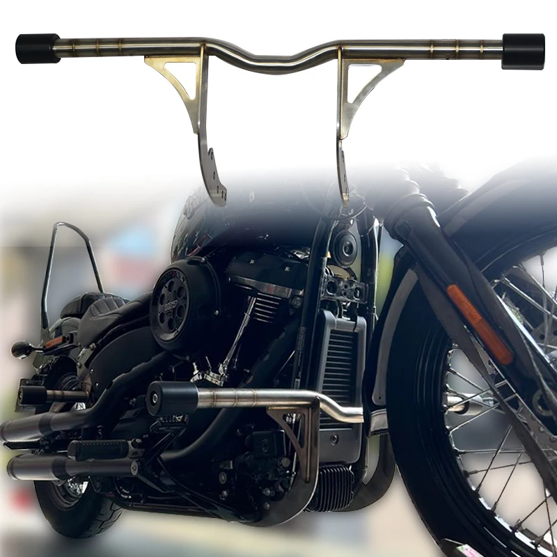 Motorcycle Stainless Steel Club Style Engine Guard Crash bar for Harley Davidson Softail Street Fat Bob Low Rider S ST 2018-2024