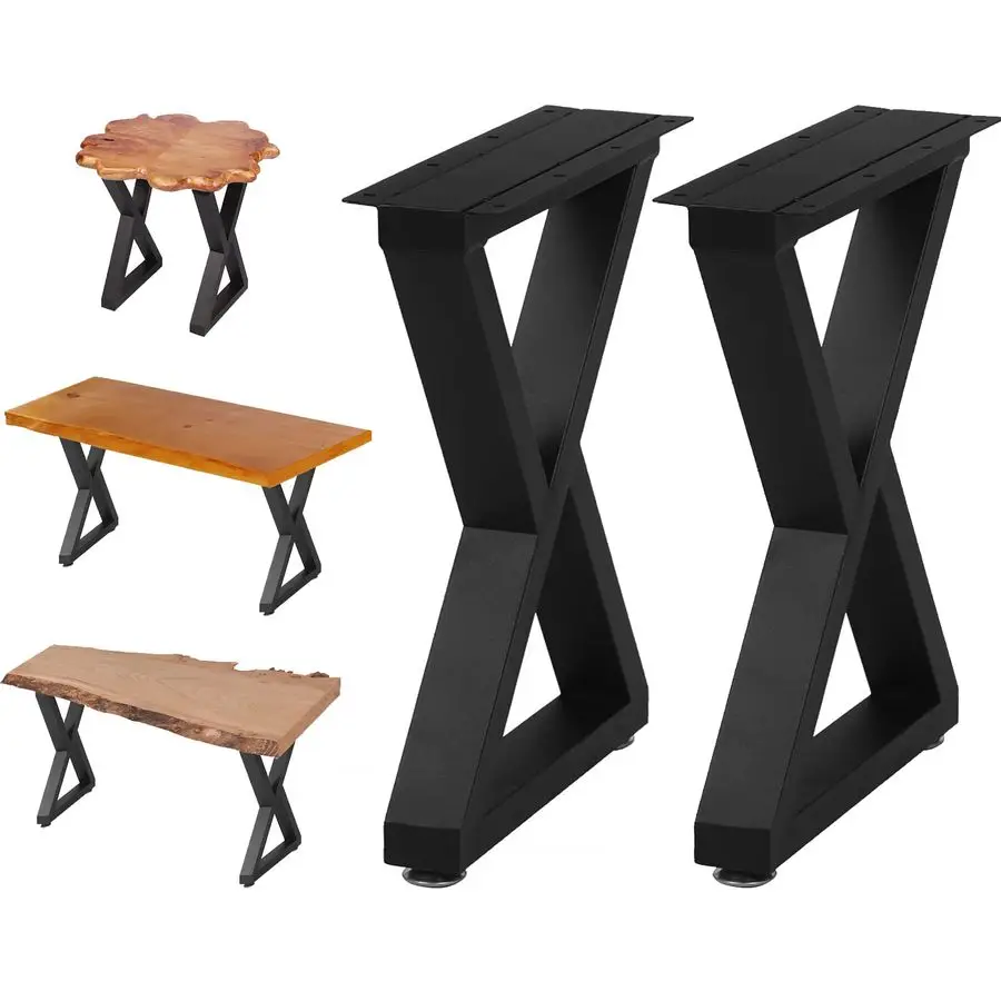 19 Tall Metal Table Legs for Furniture, Bench Legs, Coffee Table Legs, DIY Furniture Legs Set of 219H x 12.6W
