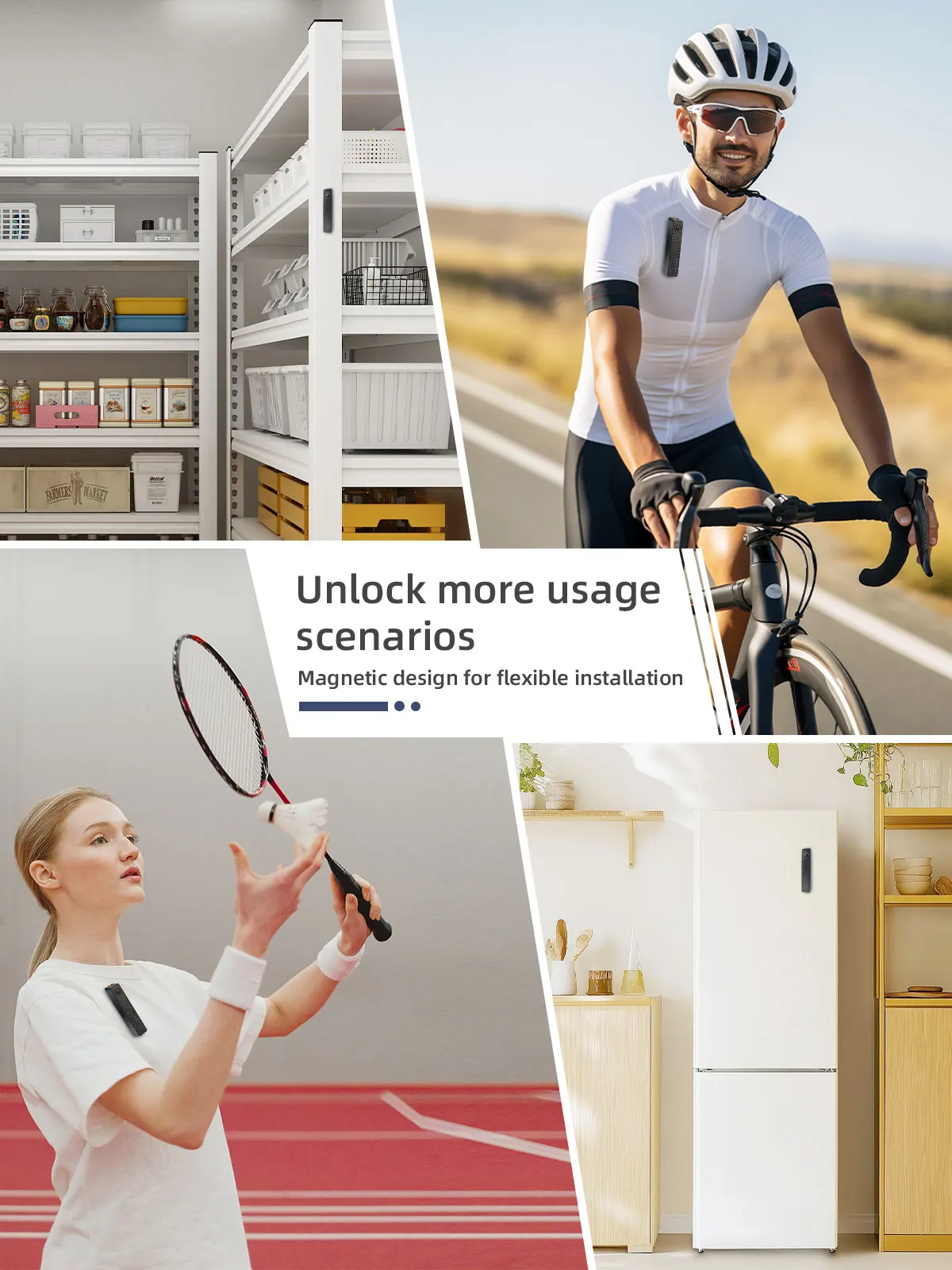 كاميرا الحركة VSYS 1080P 360 °   كاميرا بانورامية على الصدر يرتدي مسجل دراجة نارية مغناطيسي كاميرا مضادة للاهتزاز