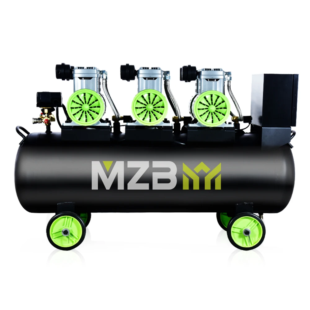Wholesale 90l Portable Quite Oil Free Piston air Compressor