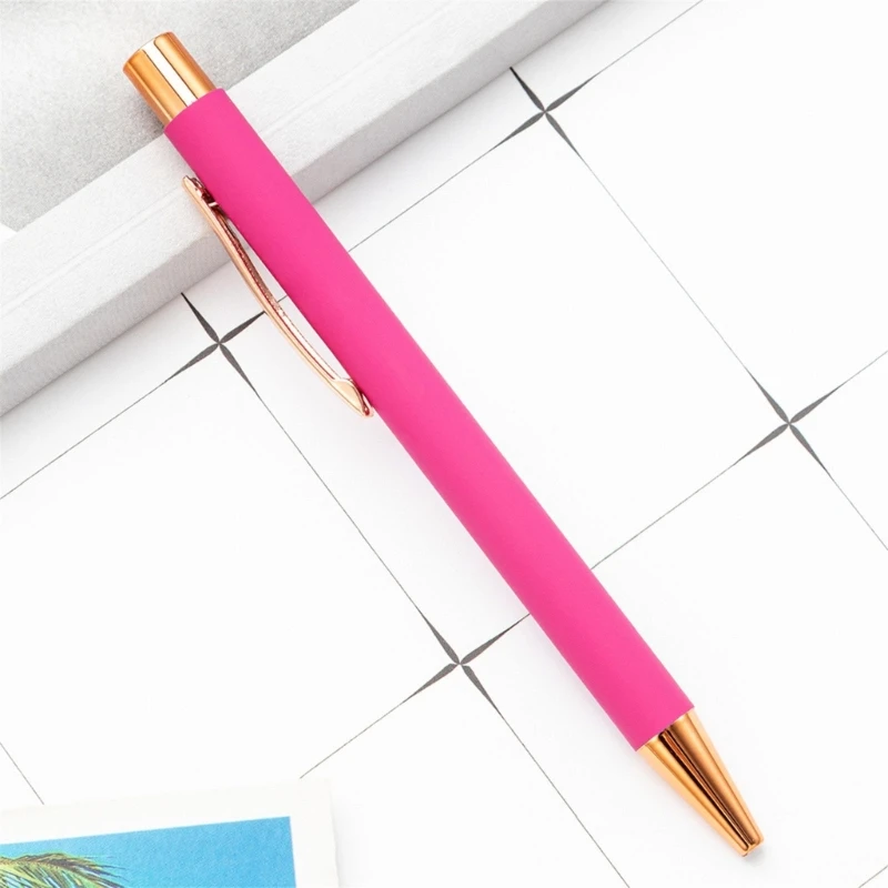 6x/ชุดปากกาลูกลื่นแบบพับเก็บได้ 1.0 มม.ปากกาลายเซ็นปากกาสำหรับนักเรียน Dropship