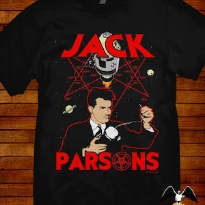 Jack Parsons T-shirt Jared Swart Artwork Sizes S M L Xl 2xl 3xl 4xl 5xl Also In Ladies Fit S-xl