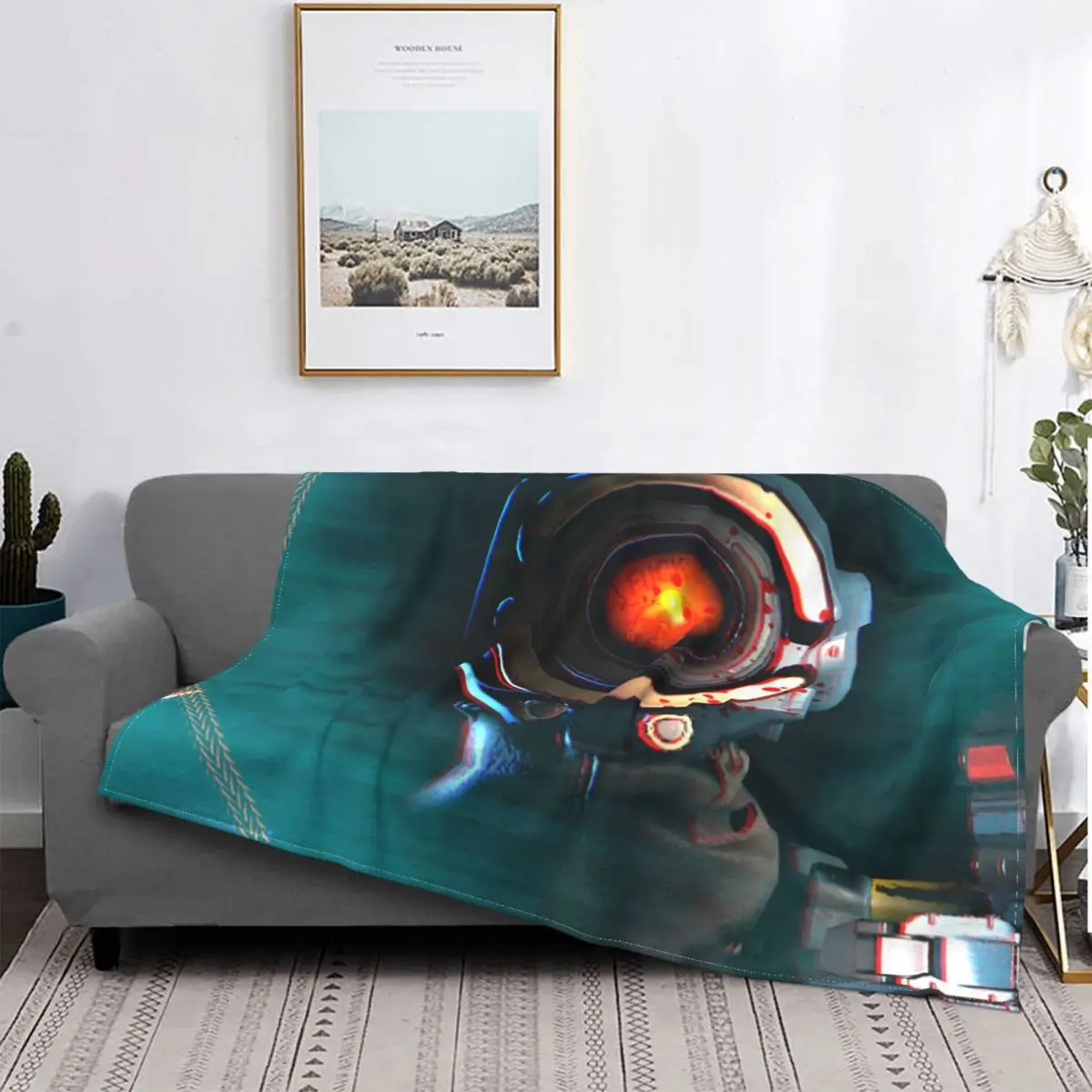 Pathfinder Blanket Apex Legends Crypto Shooting Game Velvet All Season Cute Lightweight Throw Blankets For home Plush Thin Quilt