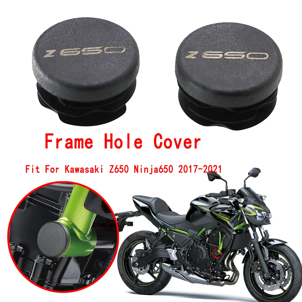 

Motorcycle Accessories Frame Hole Cover Caps Plug Fit For Kawasaki Z650 Ninja 650 Ninja650 2017-2021 Z650 Frame Body Frame Cover