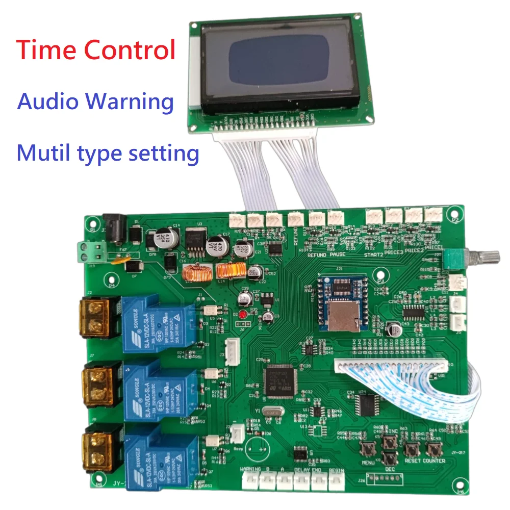 JY-25 LCD display audio play time control board countdown timer board