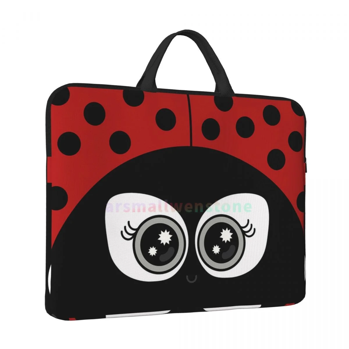 Cute Cartoon Ladybug Laptop Bag Computer Bag Office Business Travel 14 Inch Water Resistant Large Laptop Case