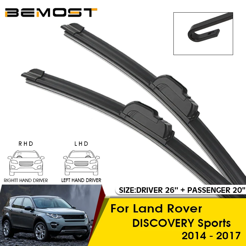 

Car Wiper Blades For Land Rover DISCOVERY Sports 2014-2017 Windshield Windscreen Front Window Blades 26"+20" Car Accessories