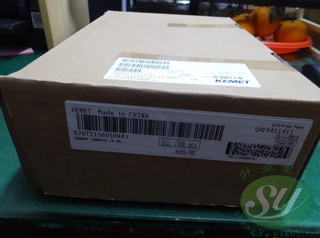 10 PZ AV R76 0.0056uf/1600 V 5.6nf 5600pf 5n6 562 Nuovo condensatore a film