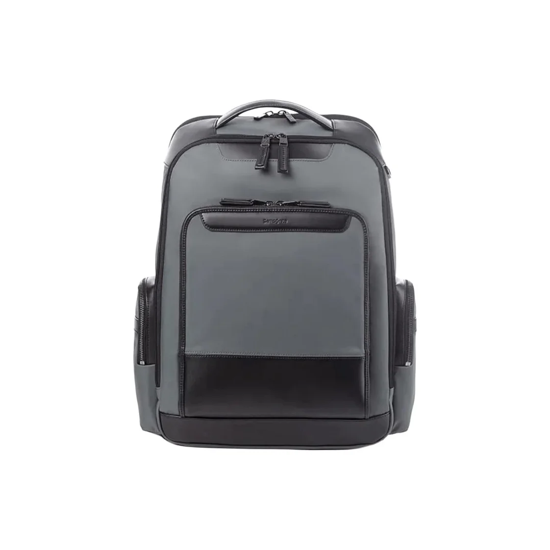 Mochila SAMSONITE de Tecido e Couro Sintético Grande Masculina Jasper