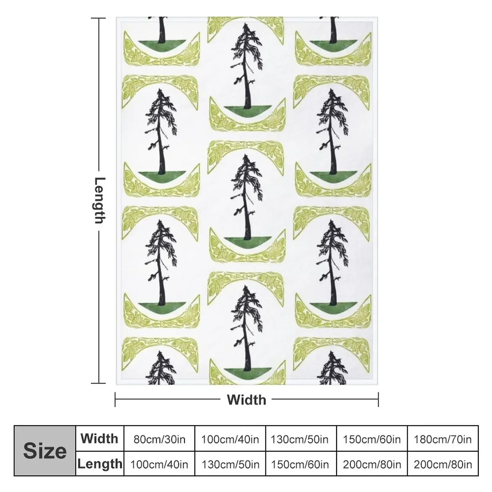 Proud Pine Throw Blanket Travel halloween Blankets