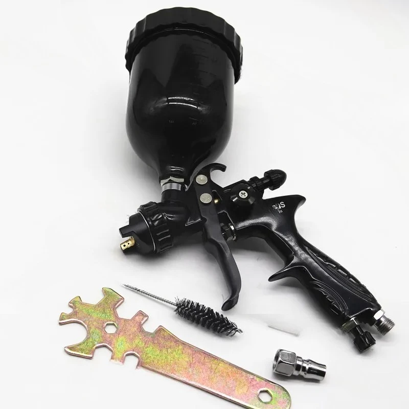 BRAND NEW BIACK HVLP Spray Gun 1.4mmNozzle 600CC Mix Cup Atomization Professional Sprayer Paint Airbrush For Car Painting