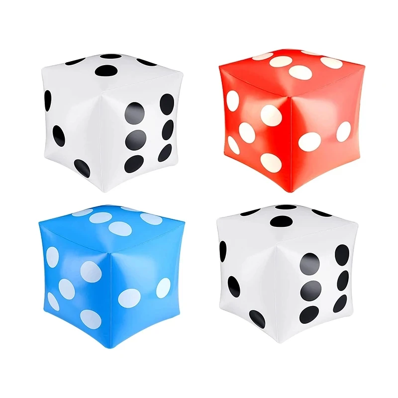 Interesting Inflatable Balloon Dice Blow-Up Cube Big Dice Toy Party Activities Supplies Indoor And Outdoor Sports And Game Toys