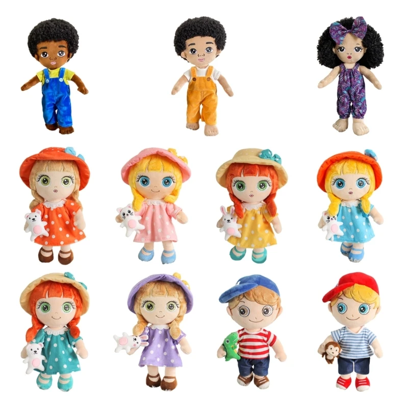 

43cm Cartoon Baby Soft Rebirth Baby Stuffed Children Appease Sleeping Gift Home Office Decors