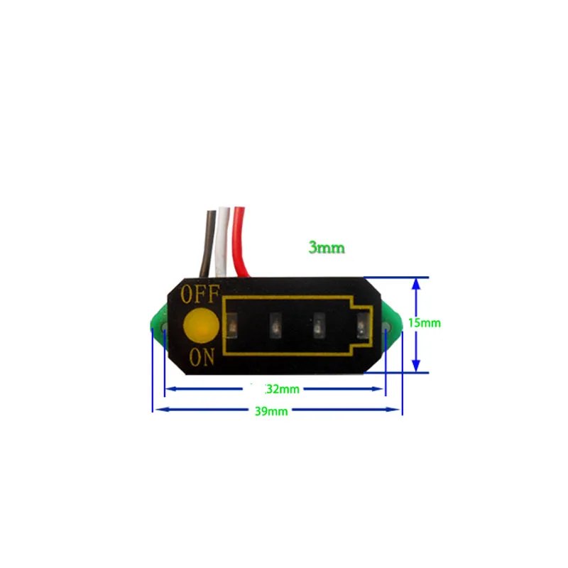 1S 2S 3S 4S 6S 7S lithium battery Power display charging indicator Flashing FOR 12V 24V 36V 48V 60V Li-ion Lifepo4 lead-acid BMS