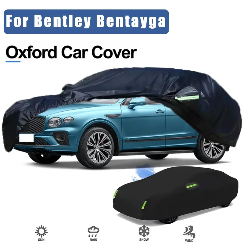

For Bentley Bentayga Car Covers Outdoor Waterproof Dustproof Sun Rain Snow Protection Thick Oxford Cloth Car Accessories