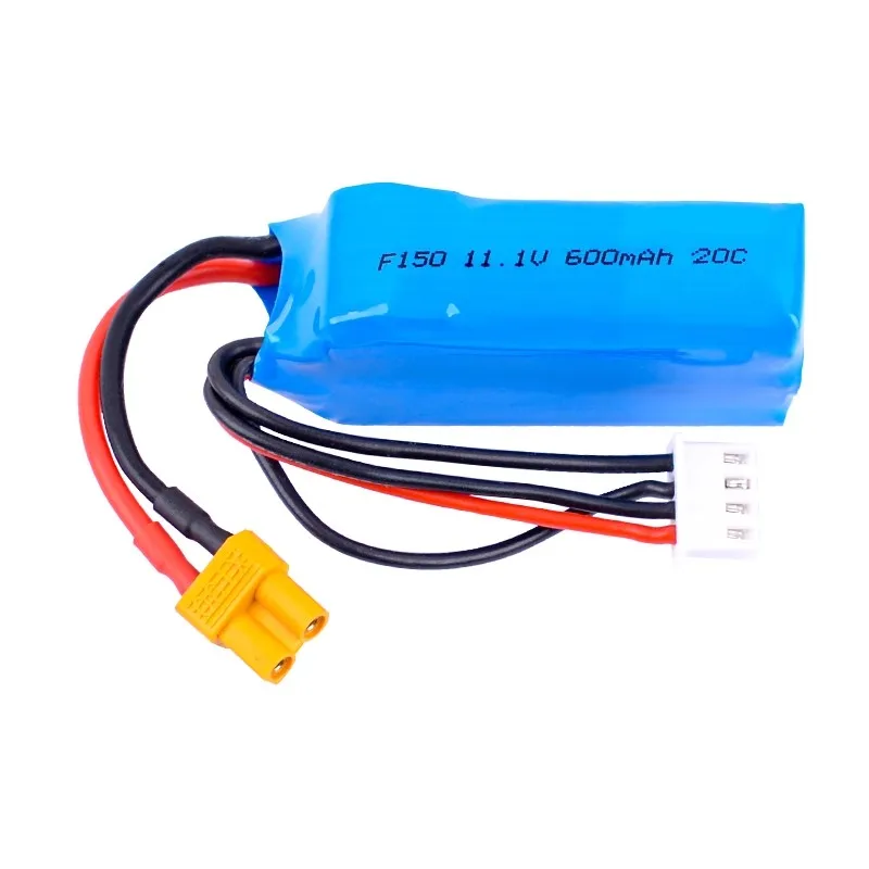 แบตเตอรี่ลิโพ YUXIANG F150 6CH 3D RC เฮลิคอปเตอร์ 600mAh 3S 11.1V 20C พร้อมหัวต่อ XT30 สำหรับเครื่องบินบังคับวิทยุ SU27
