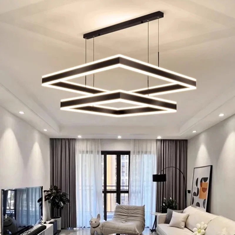 

Современные светодиодные подвесные светильники для дома: люстры для гостиной, подвесные лампы для столовой, внутреннее освещение