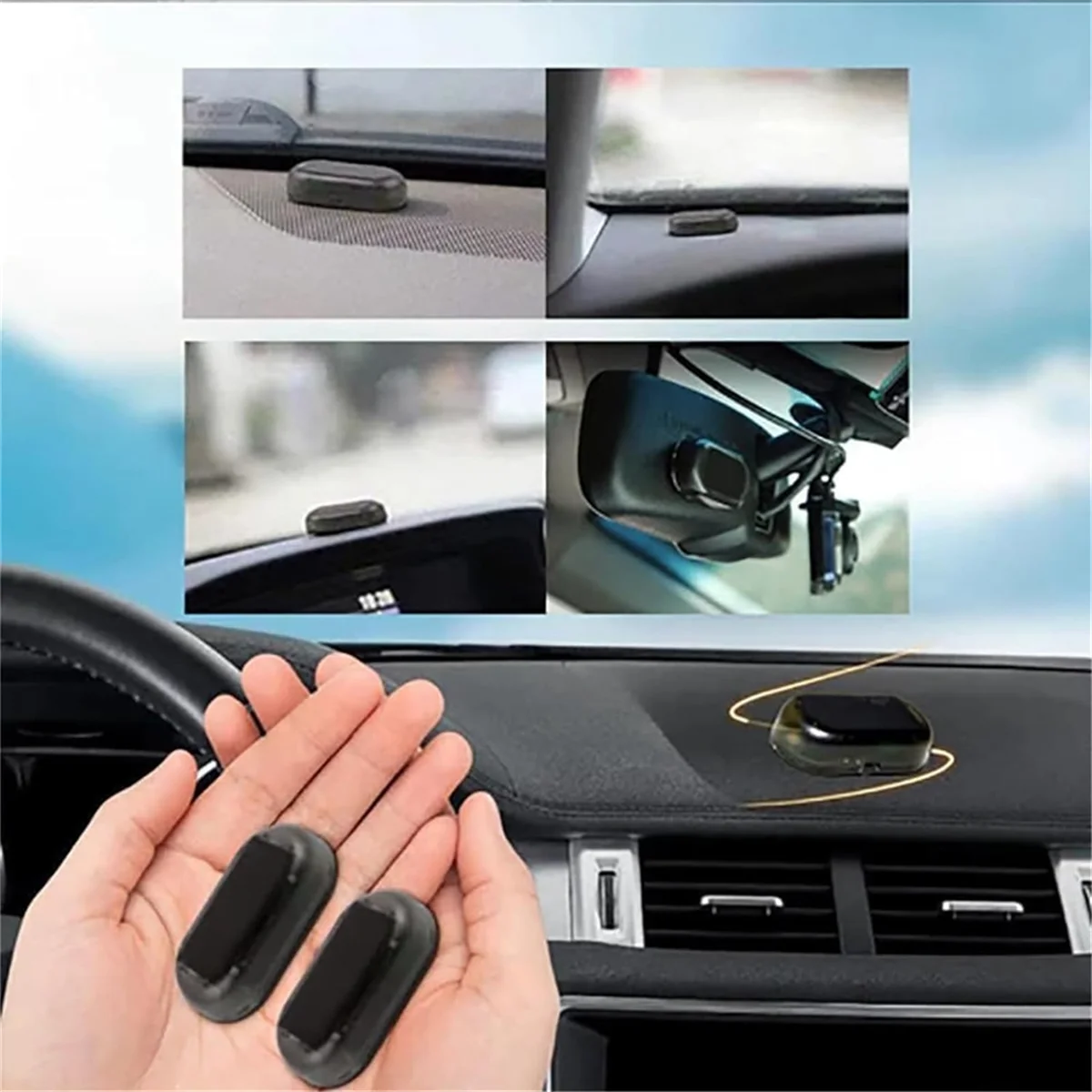 2PCS Electric Snow Ice Scraper USB Rechargeable Car Snow Removal Tool Glass Deicer and Snow Melter Vehicle Scraper