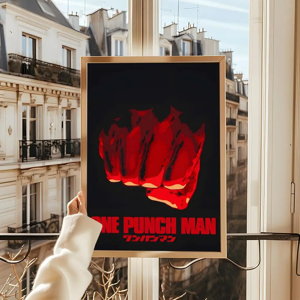One P-Punch Man Poster HD Self-Adhesive Wall Stickers Mural Painting｜Decals for Bedroom & Living Room｜Home Decor Gift - view 6