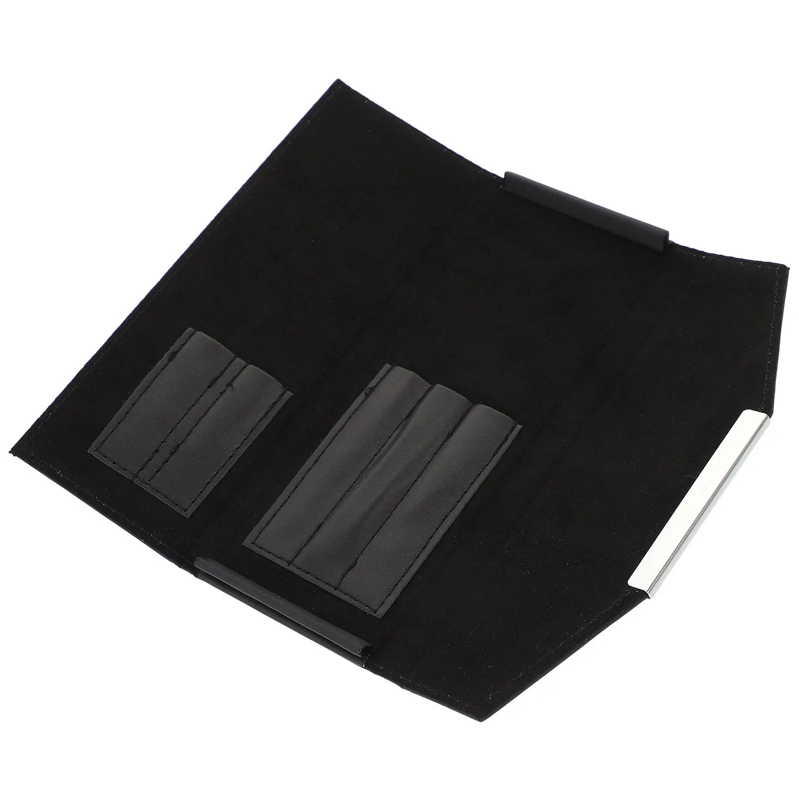 Eyelash Tool Set Black Magnetic Storage Case for Tweezers Extensions Portable Makeup Box Lash Bag Safe Material