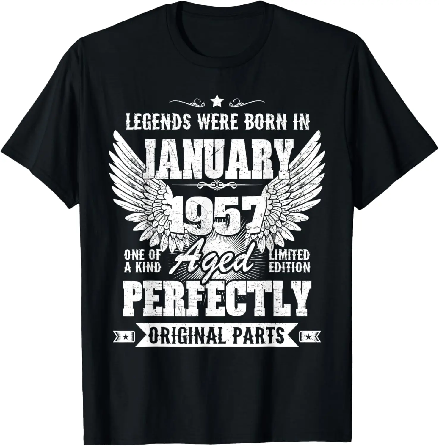 

Legends Born In January 1957 Birthday Gifts T-Shirt