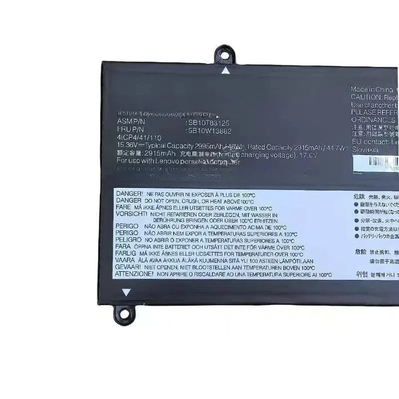 [L19M4PG1] [L19C4PG1] for Lenovo ThinkPad 11e Yoga Gen 6 Laptop Battery Replacement Battery