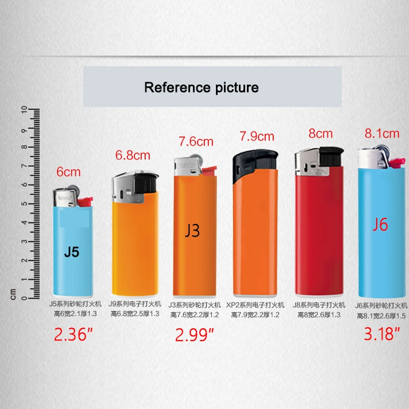 Metal Shell Case Holder For France Bic J6 Disposable Large Full Size Lighter Covers Zinc Alloy Material