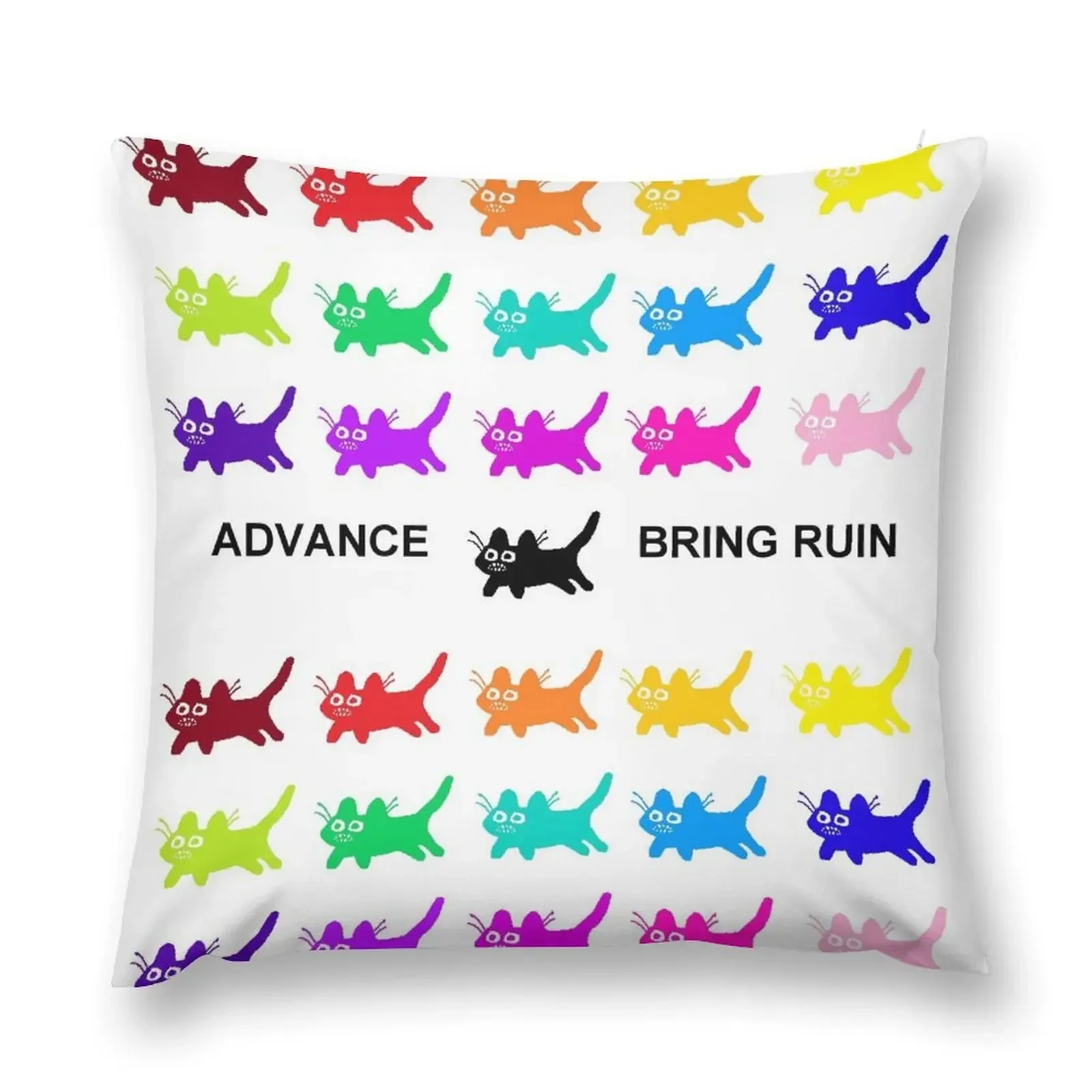 

ADVANCE. BRING RUIN Throw Pillow Pillowcases Pillow Cases christmas pillowcases Luxury Pillow Case