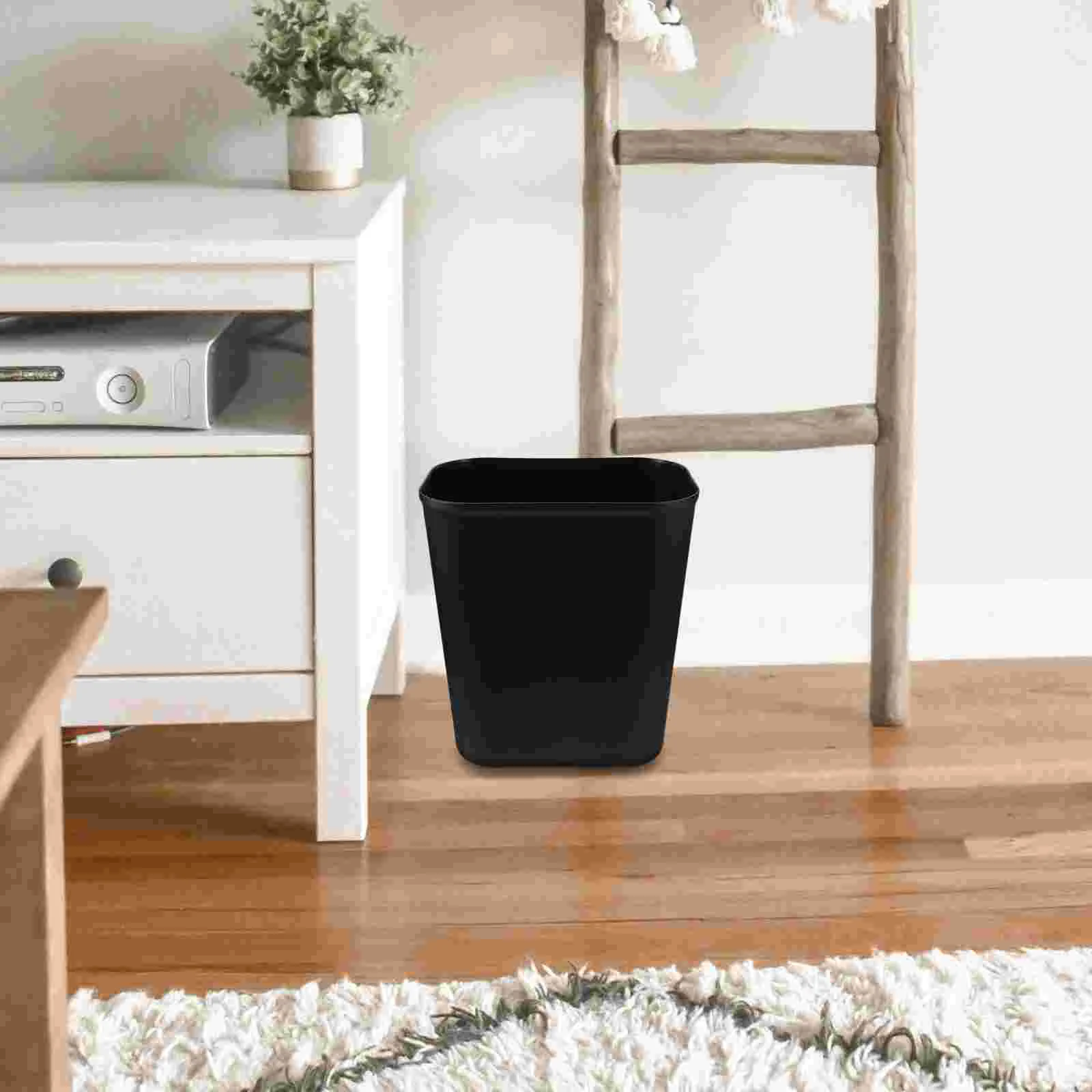 Car Garbage Basket under Sink Trash Can Wastebasket Large Office Slim Rubbish Bin