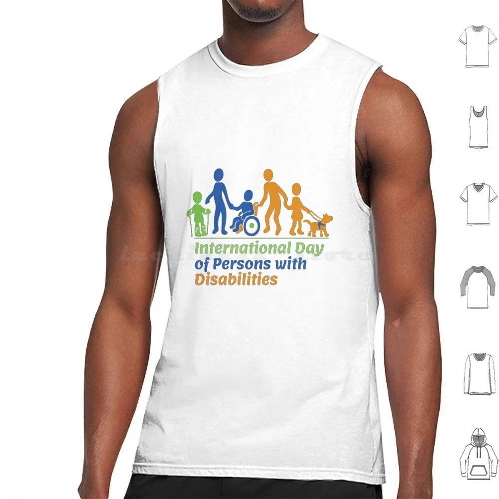 Día Internacional de Personas con discapacidad Camisetas sin mangas Chaleco Sin mangas Bandera canadiense Canadá Bandera de hoja de arce Toronto