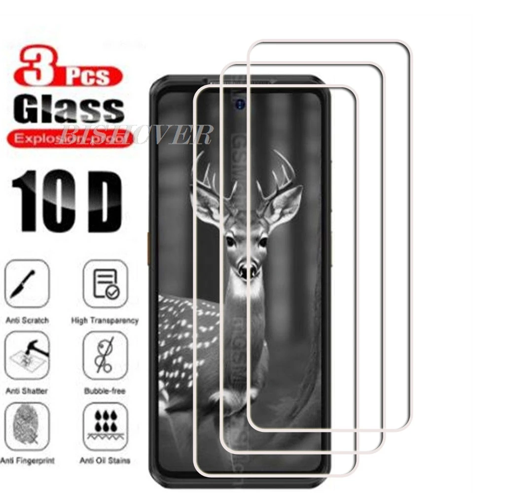 3pcs Tempered Glass For Ulefone Armor 25T Pro 5G 6.78" Armor25TPro Armor 25TPro Screen Protector Tempered Glass Film
