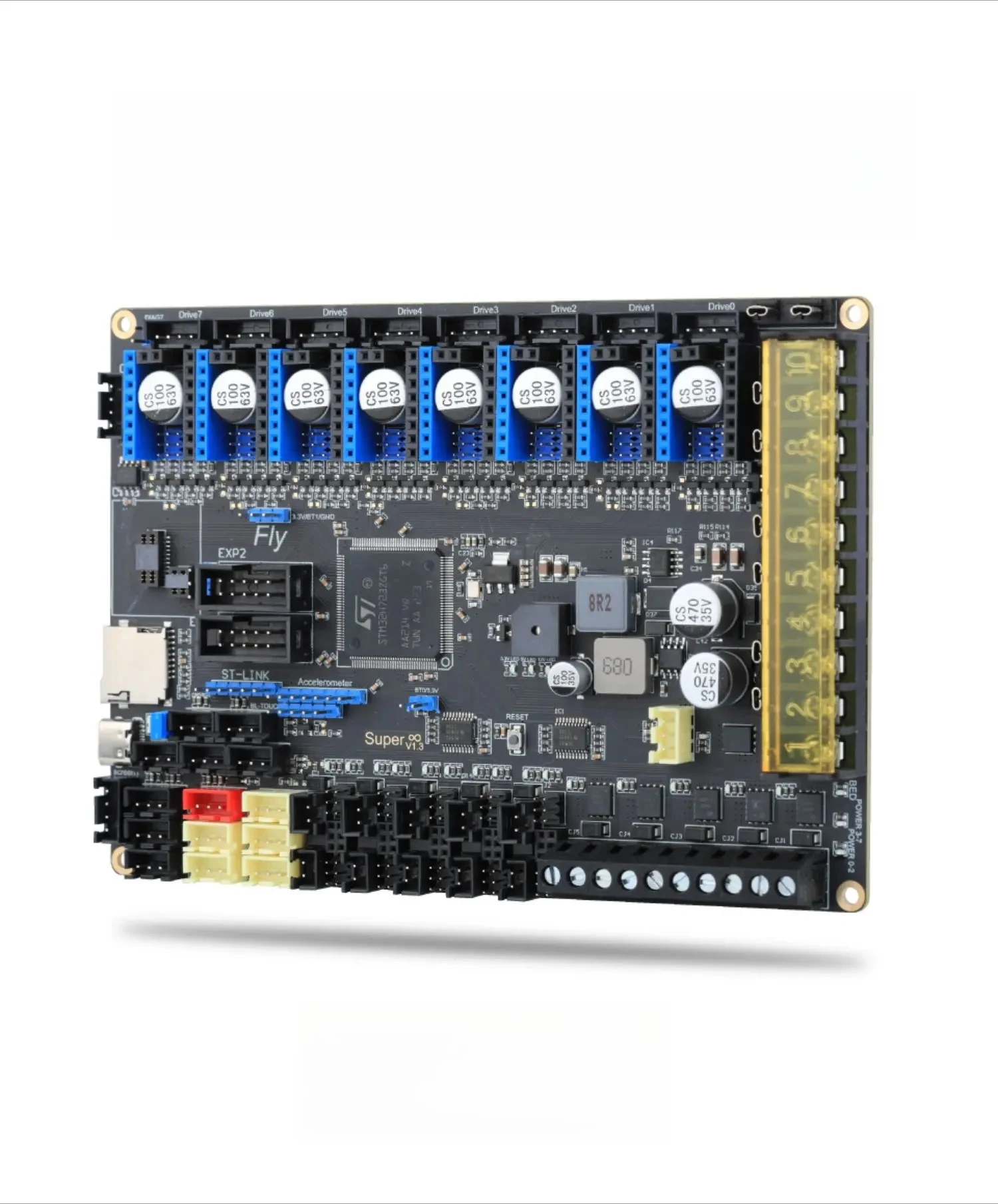 3D Super8 Axis Pro High Performance H7 Chip 550MHz High Speed 3D Printer Motherboard