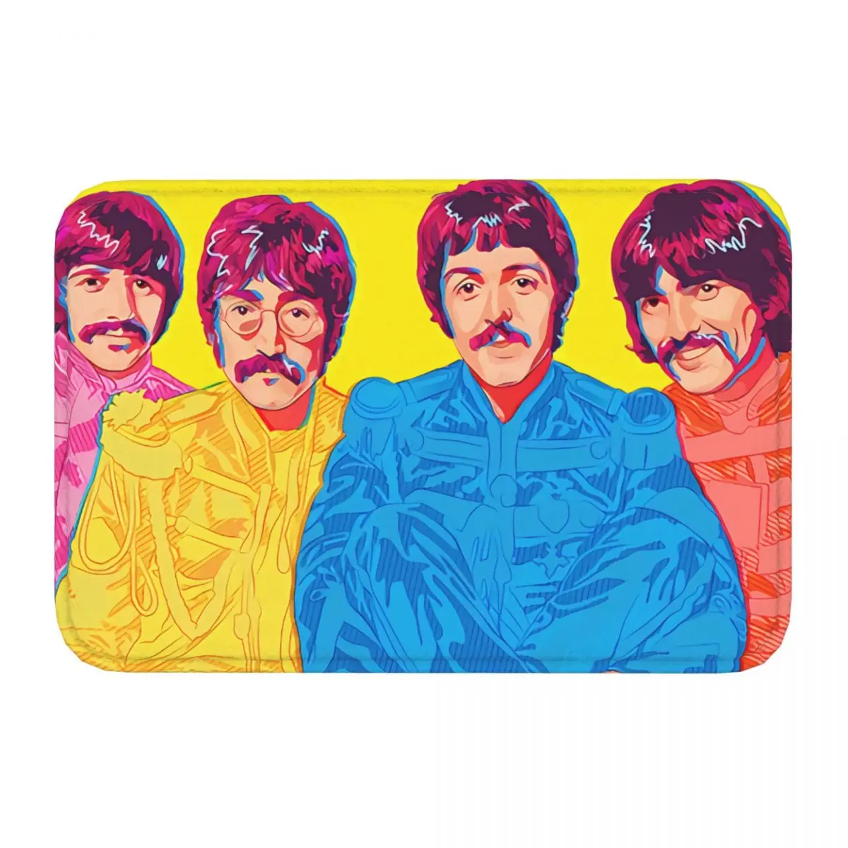 The Beatle Band Bathroom Mat Four Doormat Living Room Carpet Balcony Rug Home Decoration