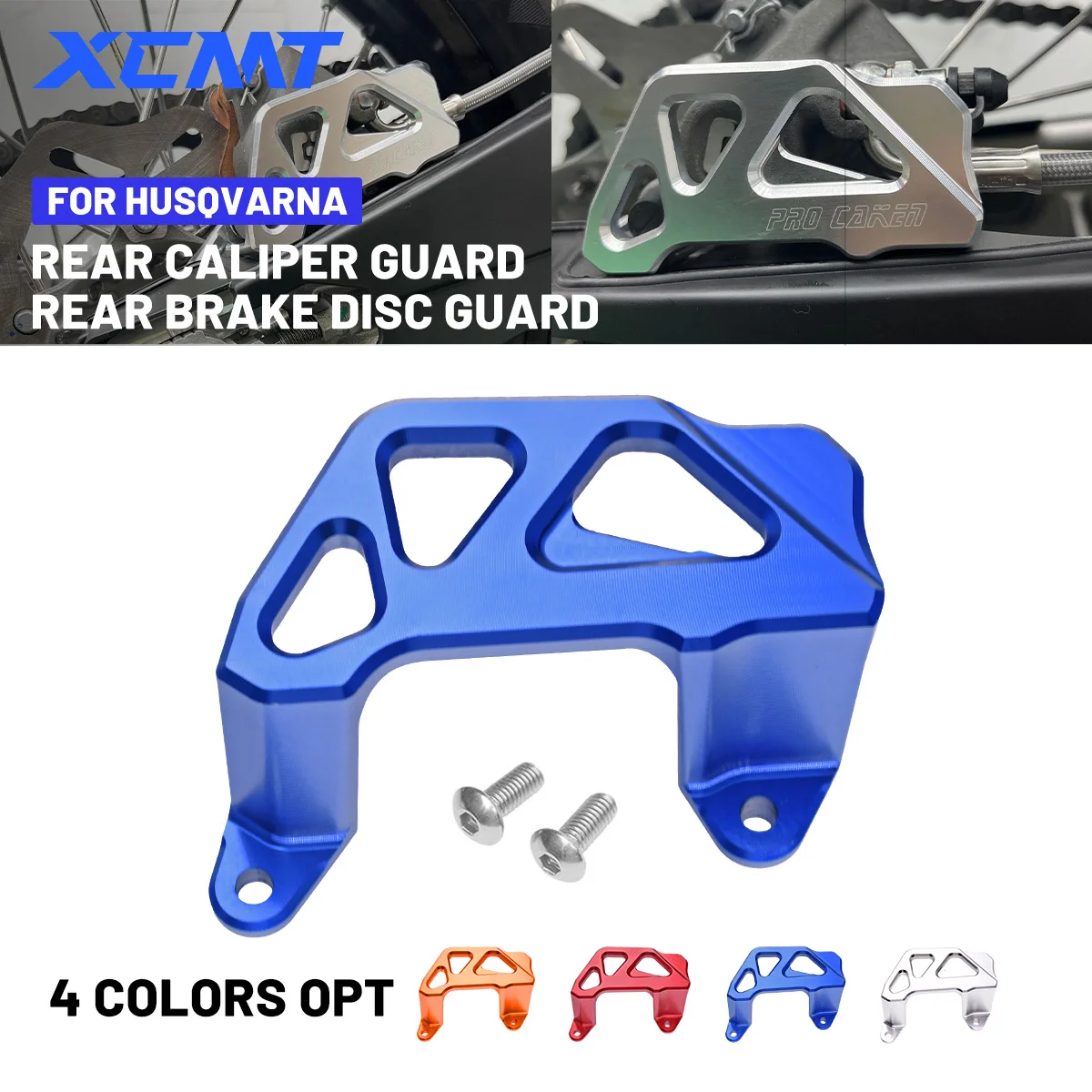 Rear Caliper Guard Rear Brake Disc Guard Protector Cover For Husqvarna 125-501 TE/FE/FC/TC 2014-2017 FC250/350/450  2019-2020