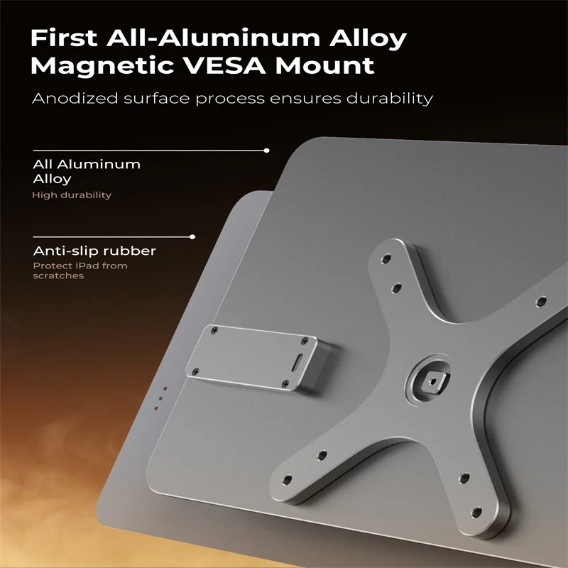 KUXIU Magnetic Wireless Charging Panel for iPad Pro/Air, Aluminum