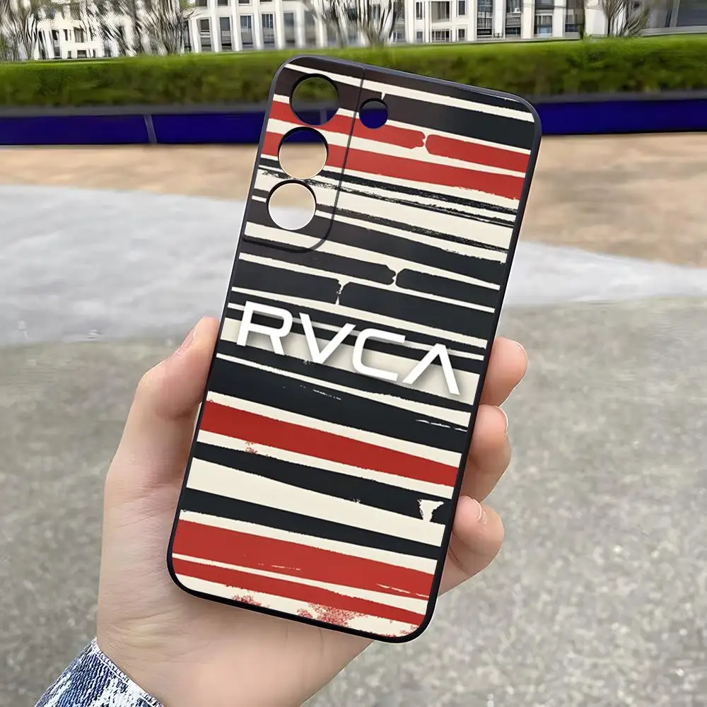 Luxury R-RVCA-S Phone Case For Samsung S26 S25 Ultra S24 S22 S23 Fe S21 A17 A37 A57 A54 A34 A16 A53 Back Cover