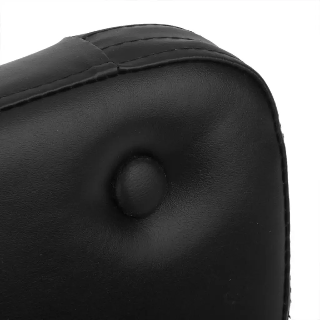 Black Leather Backrest Pad Motorcycle Saddle Cushion for Harley Cruising Prince Car Long Journey Accessory