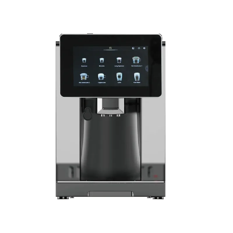 

New Design 7" Screen 20+ Beverages 10 User Profiles Double Cappuccino Espresso Fully Automatic Coffee Machine