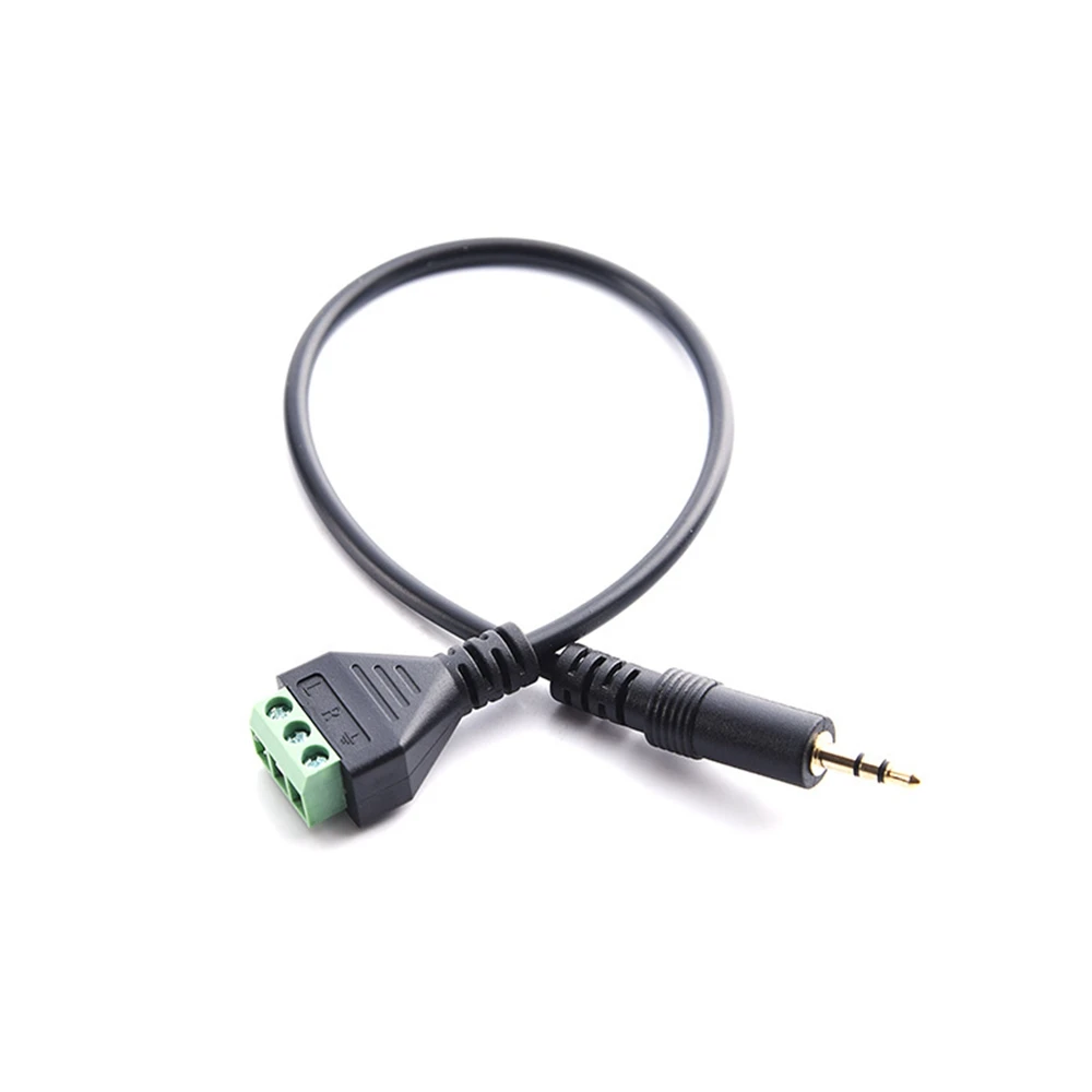 Spina per auricolare audio a doppio canale da 3,5 mm Adattatore terminale verde stereo senza saldatura Placcato in oro senza saldatura