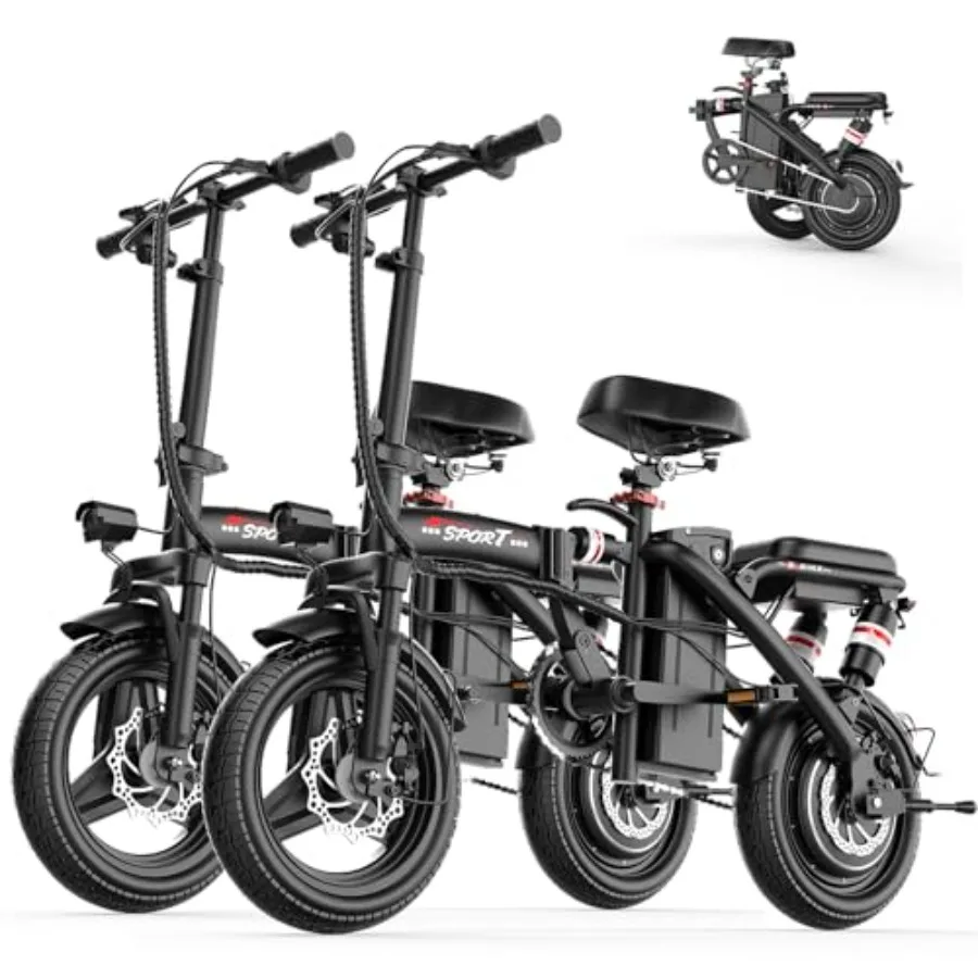 

Commuting electric bike for adults and teens, aluminum alloy frame, black, 800/1200W peak power, 22/25MPH speed, 30/45-mile ran