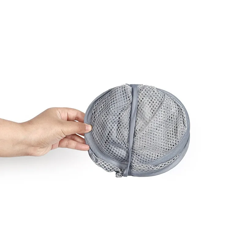 1 قطعة الحائط الملابس القذرة سلة شبكية طوي صندوق تخزين ملابس سلة ثقب الحرة صندوق تخزين ملابس صافي اكسسوارات الحمام #6