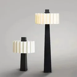 Pantheon Floor lamp LED Nordic fabric standing lamp wabi sabi art Designer Light for Living Room Bedroom Study Decorative Lamp