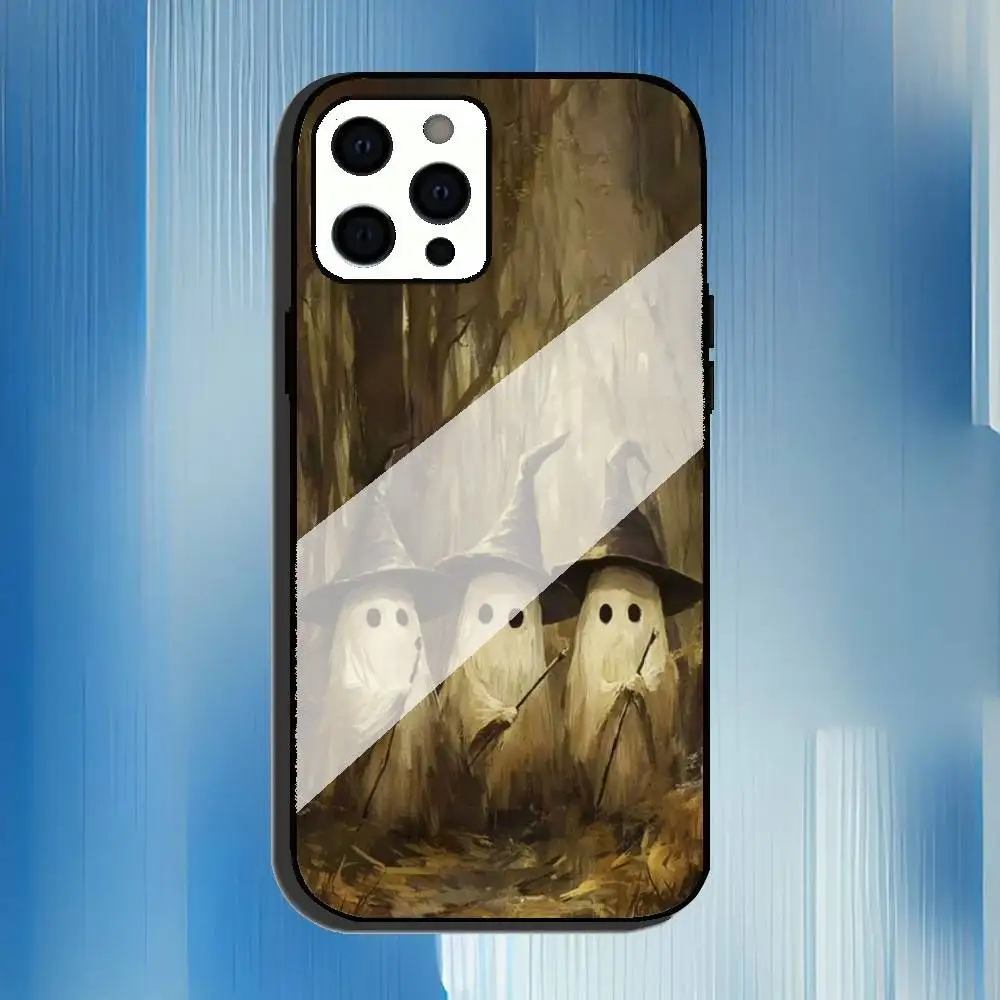 H-Halloween Hat Phone Case para iPhone 17,16,15,14,13,12,11,Pro,Max,Plus,Mini,SE4,E Carregamento sem fio magnético Magsafe